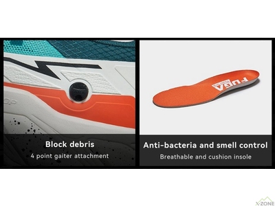 Трейлові кросівки Kailas Fuga EX 3 Trail Running Shoes Men's, Icy Blue (KS2513108) - фото