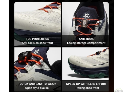 Трейловые кроссовки Kailas Fuga EX 3 Trail Running Shoes Men's, Black (KS2413112) - фото