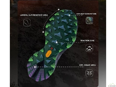 Трейловые кроссовки Kailas Fuga EX 3 Trail Running Shoes Men's, Black (KS2413112) - фото