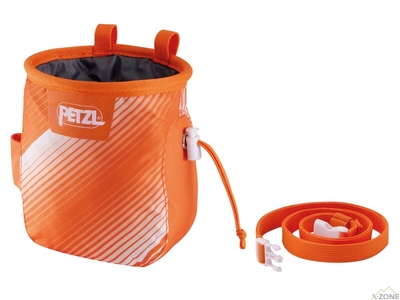 Мешочек для магнезии Petzl Saka, Orange (S039BB03) - фото