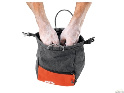 Мешочек для магнезии Petzl Sakab, Gray (S037AA00) - фото