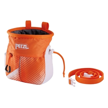 Мешочек для магнезии Petzl Sakapoche, Orange/White (S040AB01) - фото