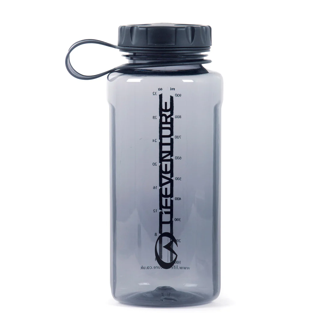 Фляга для воды Lifeventure Tritan Flask 1.0 L, Graphite (74231) - фото