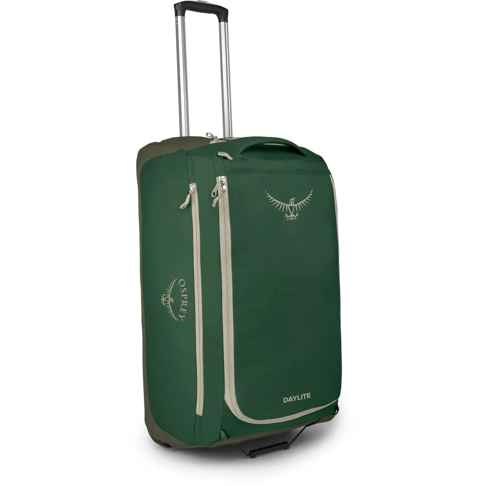 Сумка на колесах Osprey Daylite Wheeled Duffel 85 (2024), Green Canopy/Green Creek - фото