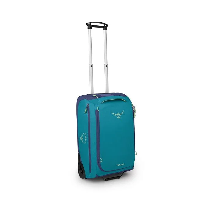 Сумка на колесах Osprey Daylite Carry-On Wheeled Duffel 40, Blue Spikemoss/Alkaline - фото