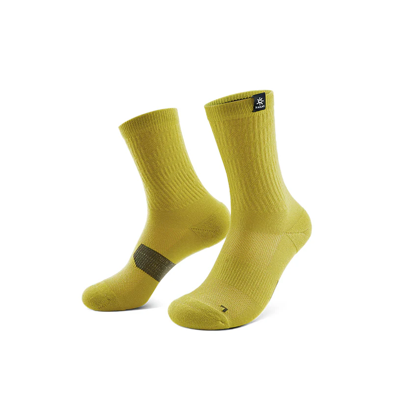Носки треккинговые Kailas Mid-cut Lightweight Trekking Socks Unisex, Lime Green (KH2502002) - фото