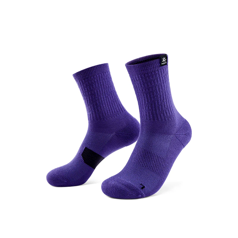 Носки треккинговые Kailas Mid-cut Lightweight Trekking Socks Unisex, Purple (KH2502002) - фото