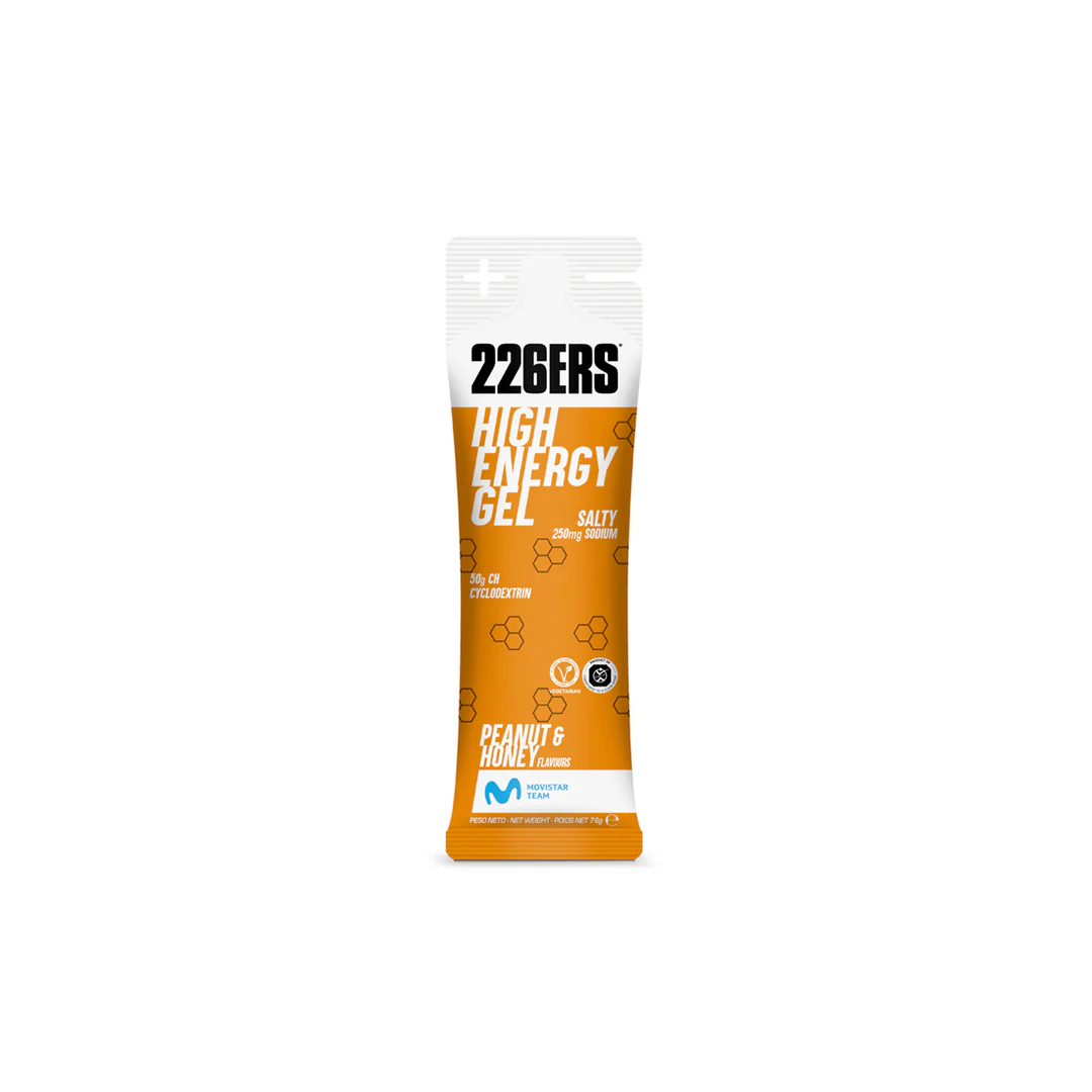Енергетичний гель 226ERS High Energy Gel 76g, Salted Peanut and Honey - фото