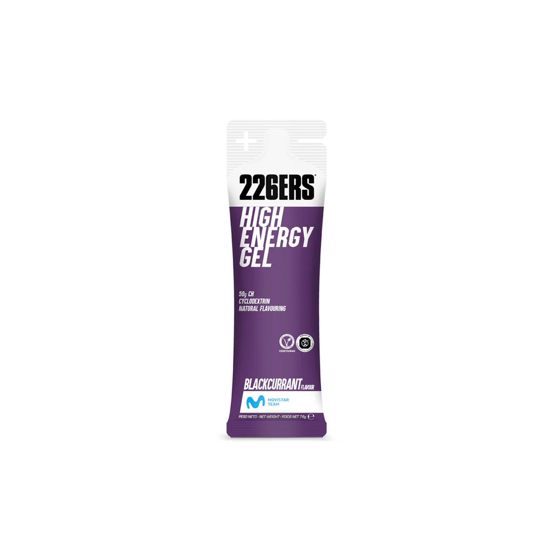 Енергетичний гель 226ERS High Energy Gel 76g, Black Currant and BCAA - фото