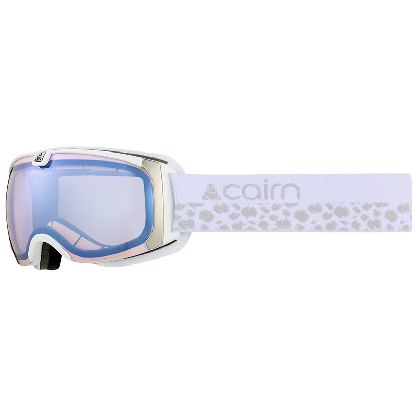 Маска горнолыжная Cairn Pearl Evolight NXT 1.3, Mat White/Blue Leopard - фото