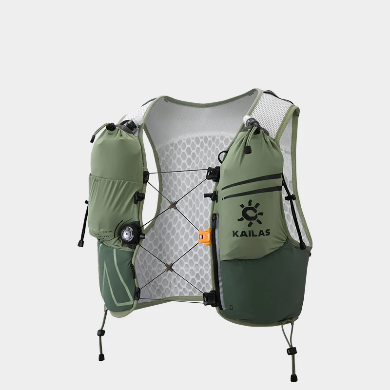 Рюкзак-жилет для трейлраннинга Kailas Fuga Air 8 Ⅳ Trail Running Vest, Jade Green (KA2454006) - фото