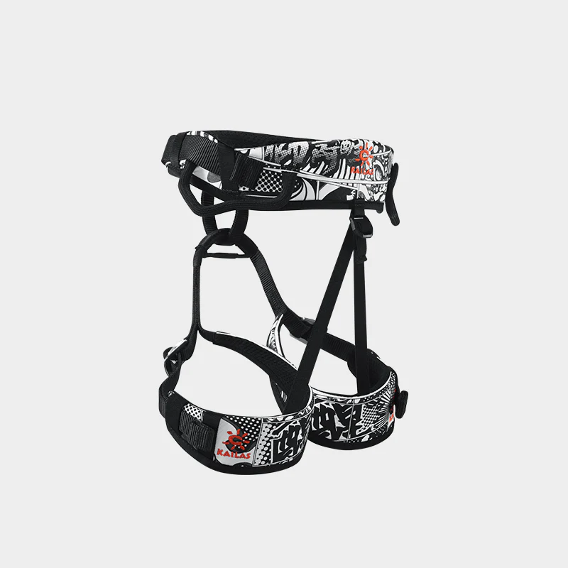 Детская страховочная система Kailas Airo Kid Harness, Black White (EH109B) - фото