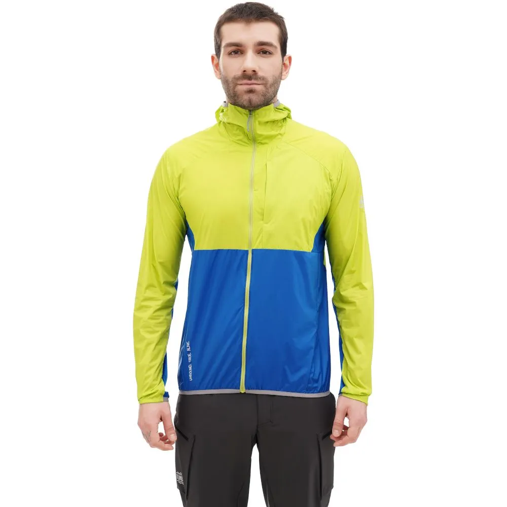 Куртка вітрівка чоловіча Turbat Fluger Trek Mns, Lime Green/Blue - фото