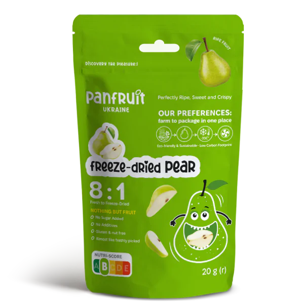 Сублимированная груша слайсы Panfruit Organic Pear 20 г - фото