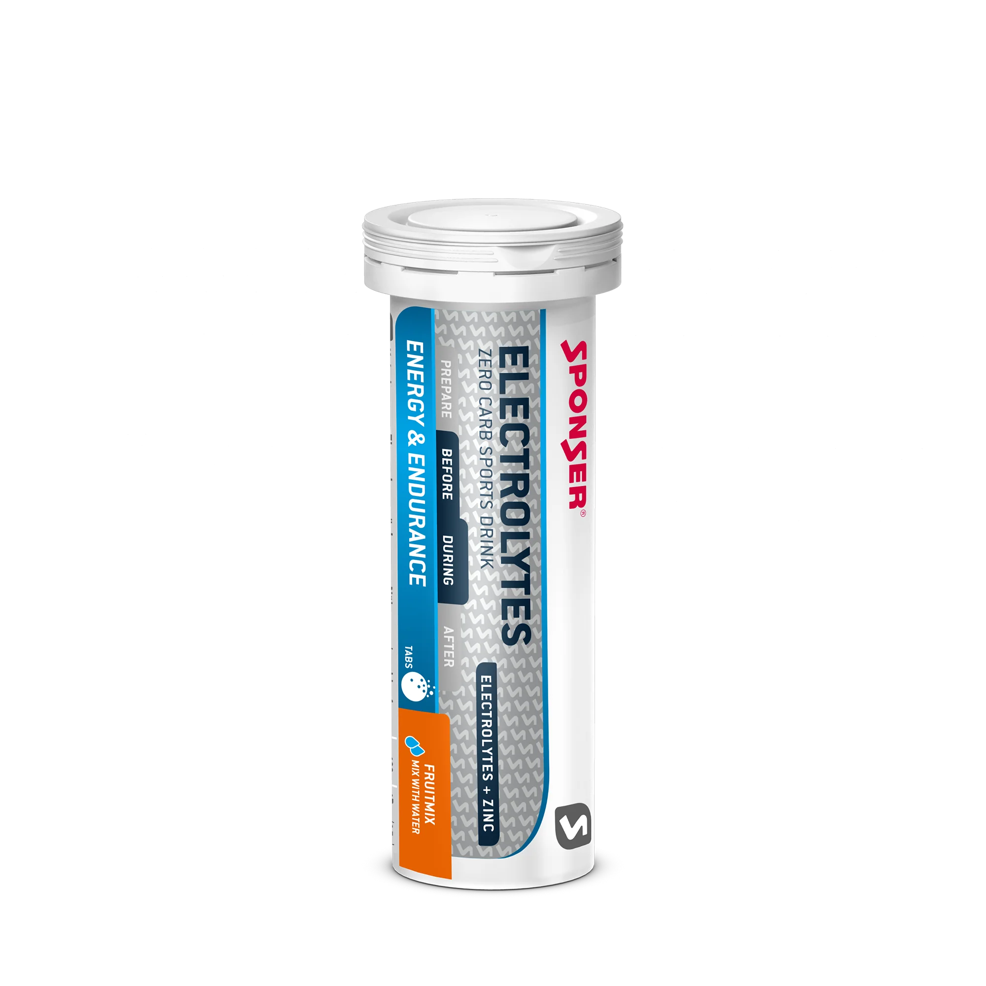 Таблетки электролитные Sponser Electrolytes 45 г, Fruit Mix - фото