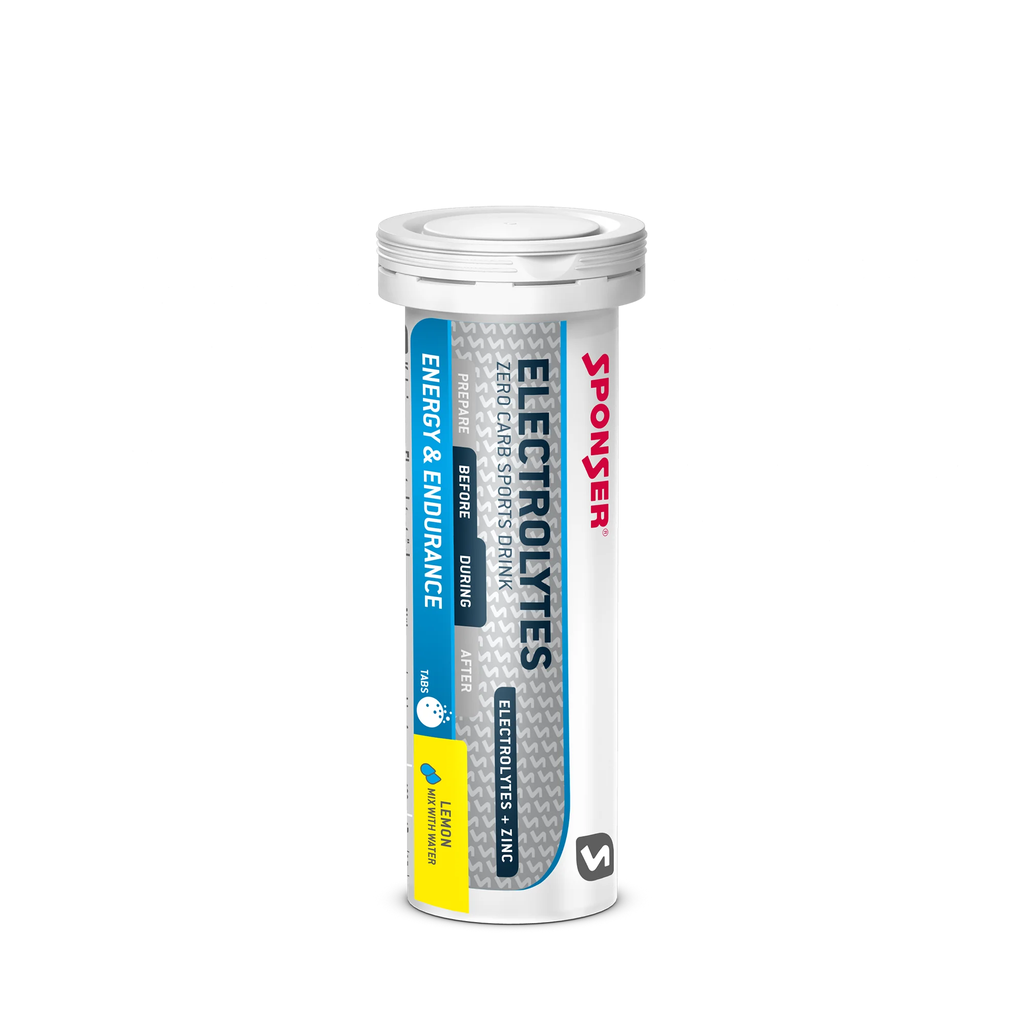 Таблетки электролитные Sponser Electrolytes 45 г, Lemon - фото