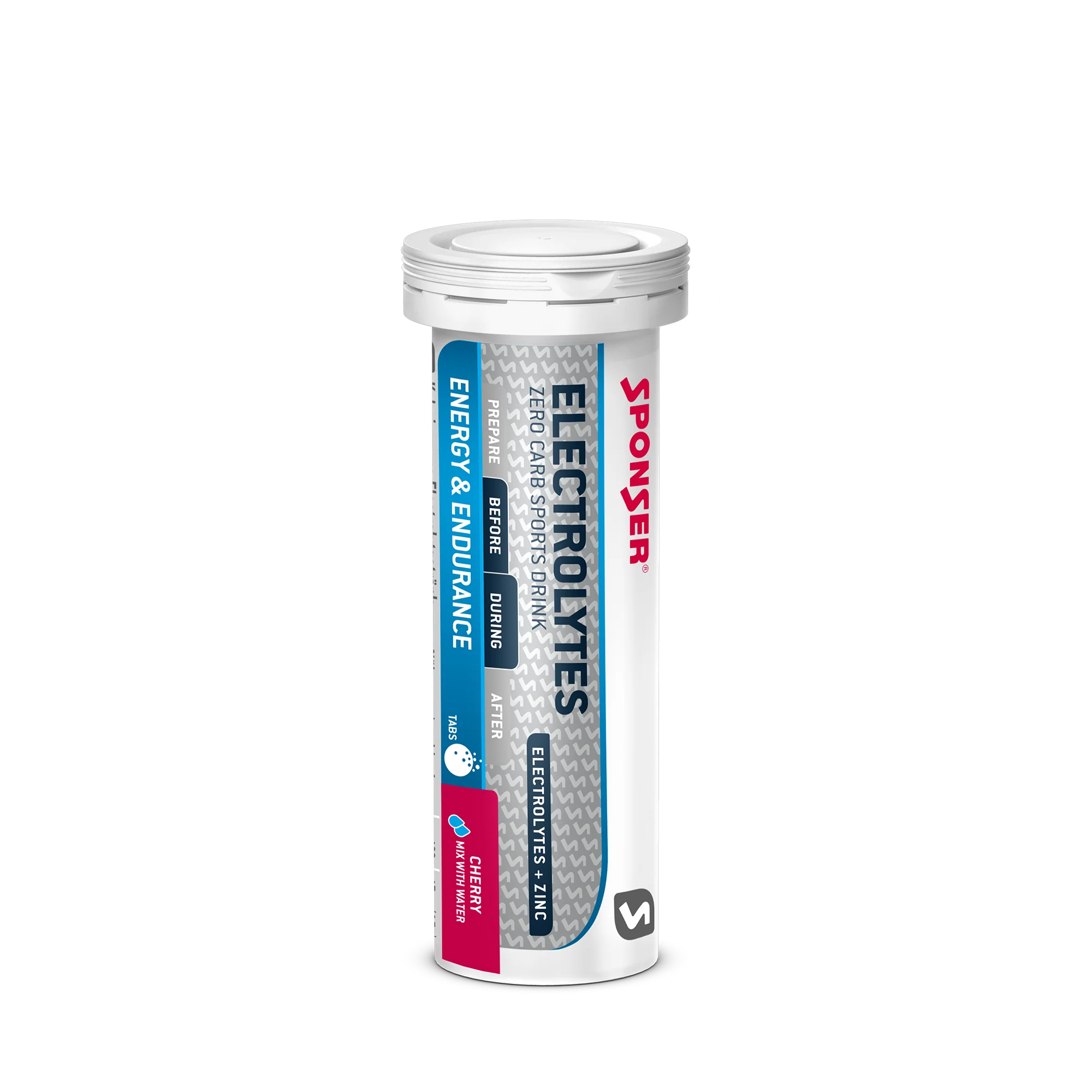 Таблетки электролитные Sponser Electrolytes 45 г, Cherry - фото