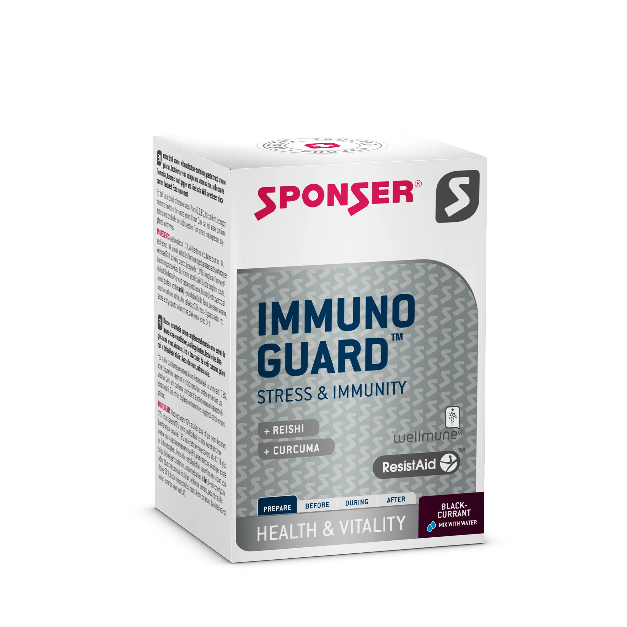 Иммунопротектор Sponser Immunoguard 10 стиков, Black Currant - фото