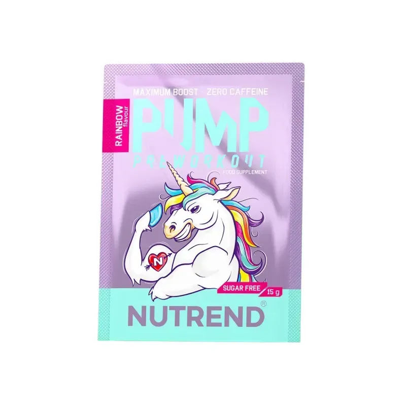 Предтренировочный комплекс Nutrend Pump Pre-Workout (Rainbow), 15 г - фото