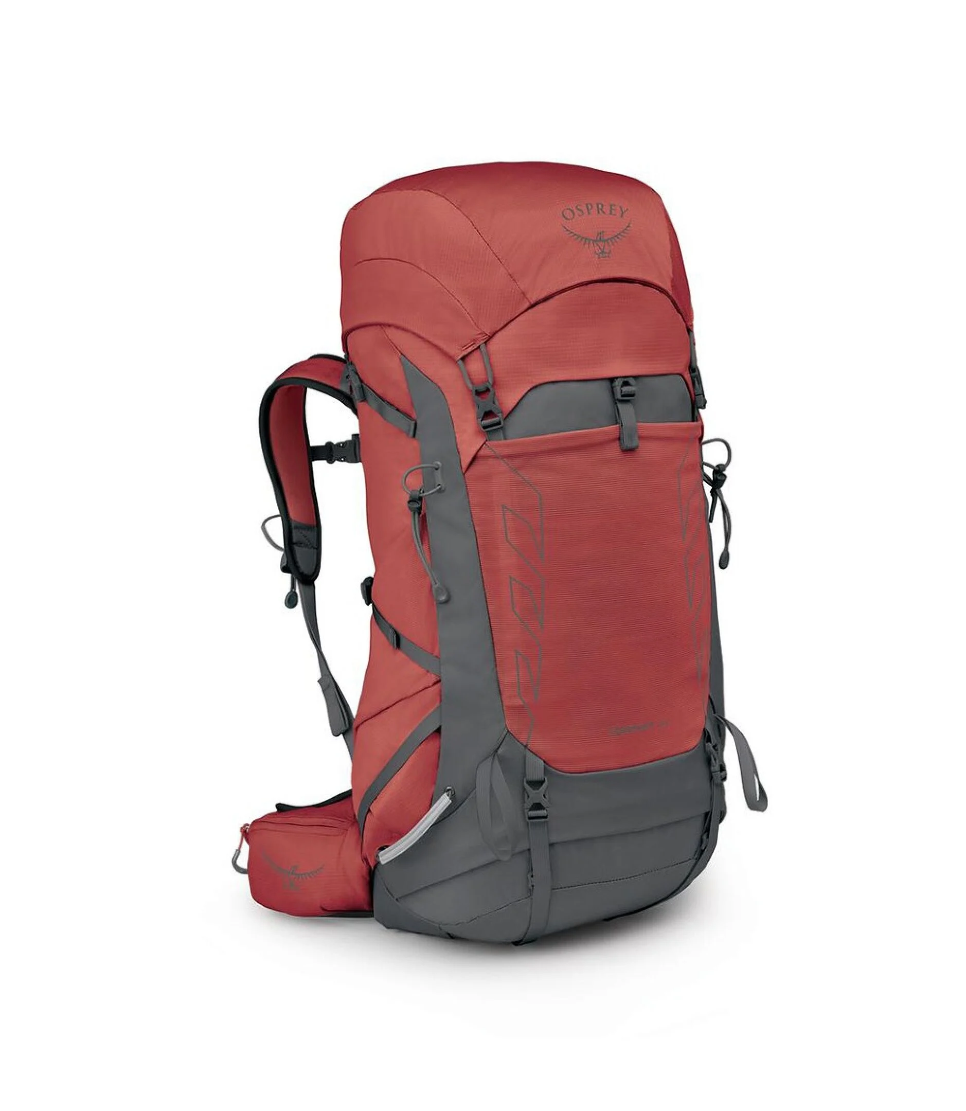 Рюкзак жіночий Osprey Tempest 44 Women's, Red Pampas/Coal Grey - фото