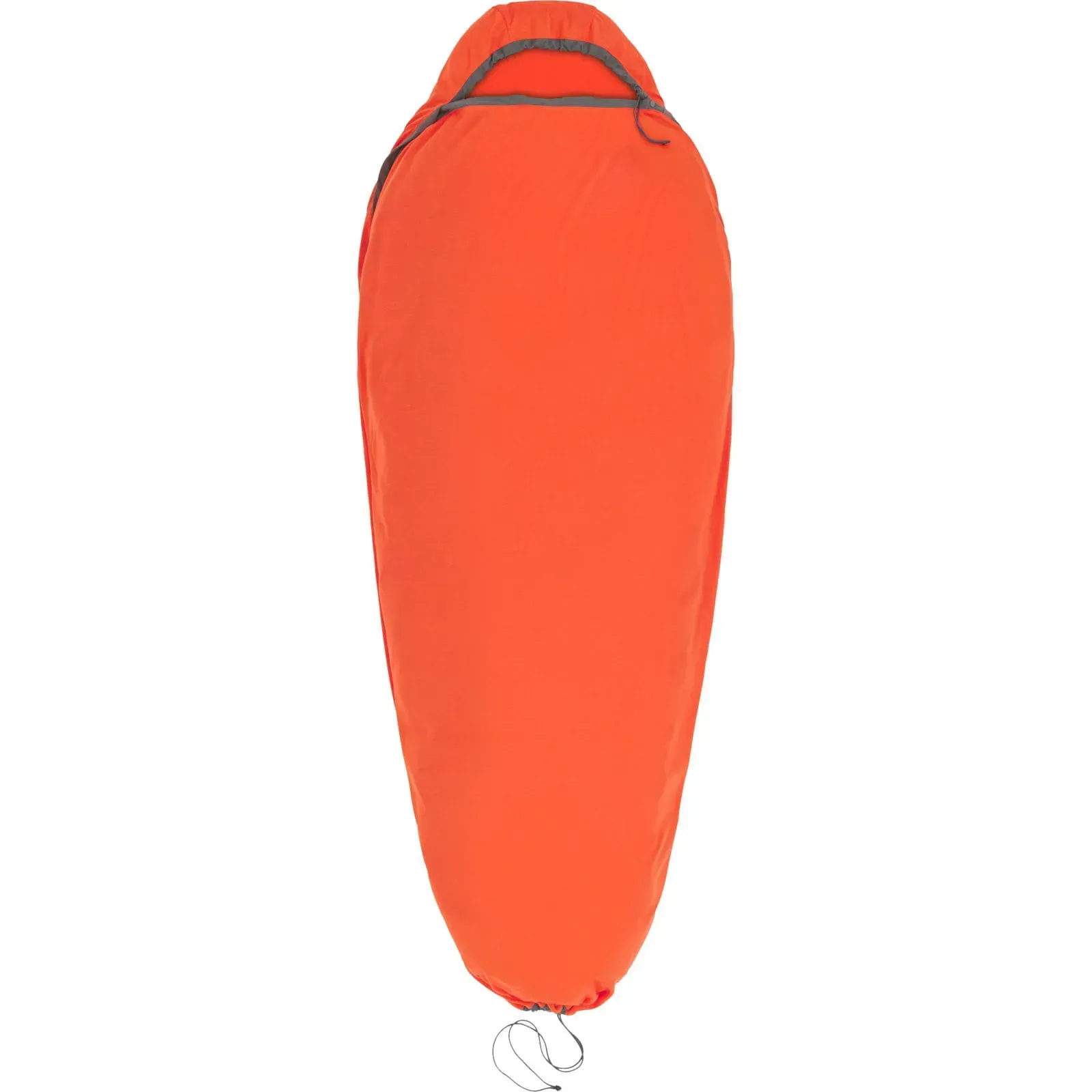 Вкладыш в спальник Sea to Summit Reactor Extreme Sleeping Bag Liner Mummy w/ Drawcord 198 см, Spicy Orange (STS ASL031071-190804) - фото