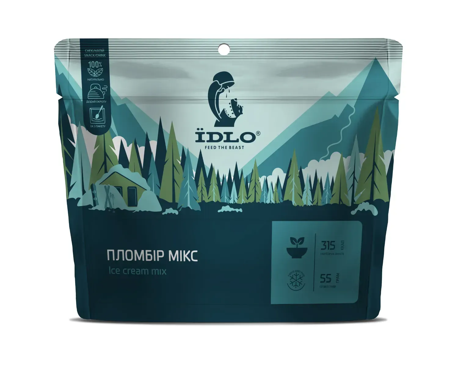 Пломбир микс ЇDLO, 55 г - фото