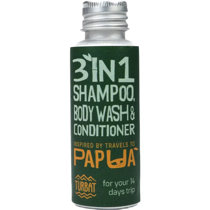 Сухой шампунь-мыло-кондиционер 3в1 Turbat Papua 14 days, 30 г - фото