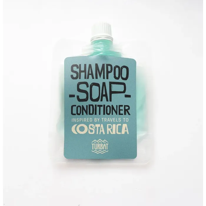 Шампунь-мыло-кондиционер 3в1 Turbat Costa Rica Refill 7 days, 50 мл - фото