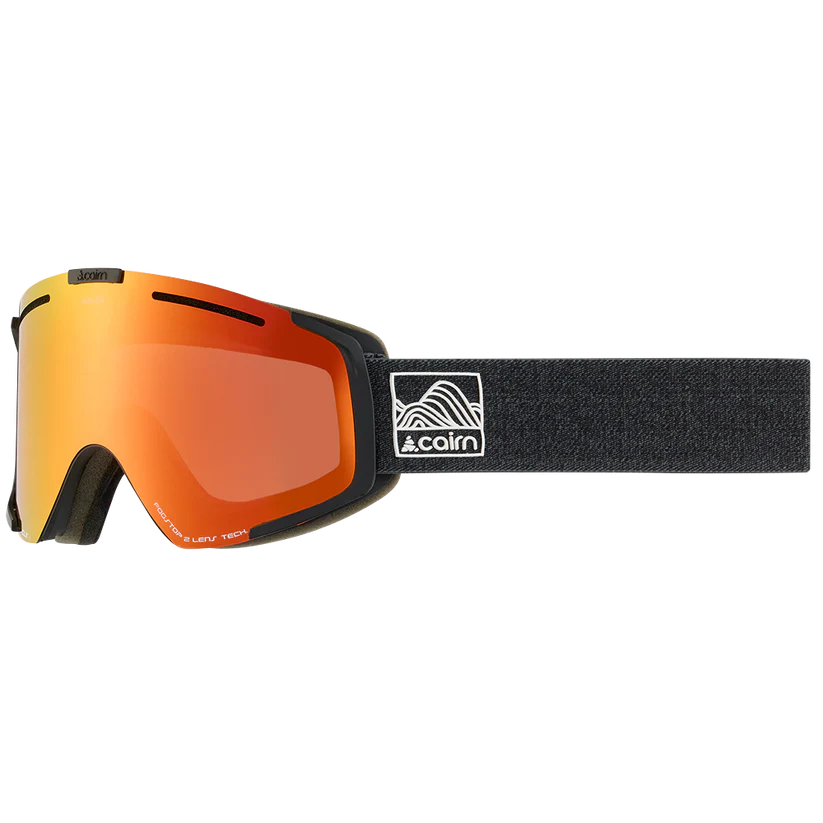 Маска горнолыжная Cairn Genesis CLX3, Black Red - фото