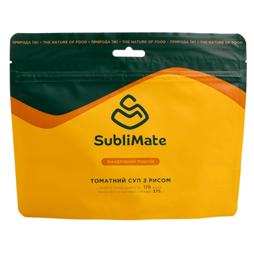 Суп томатный с рисом SubliMate, 50 г - фото