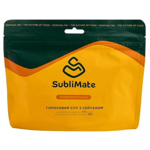 Гороховый суп з сейтаном SubliMate, 70 г - фото