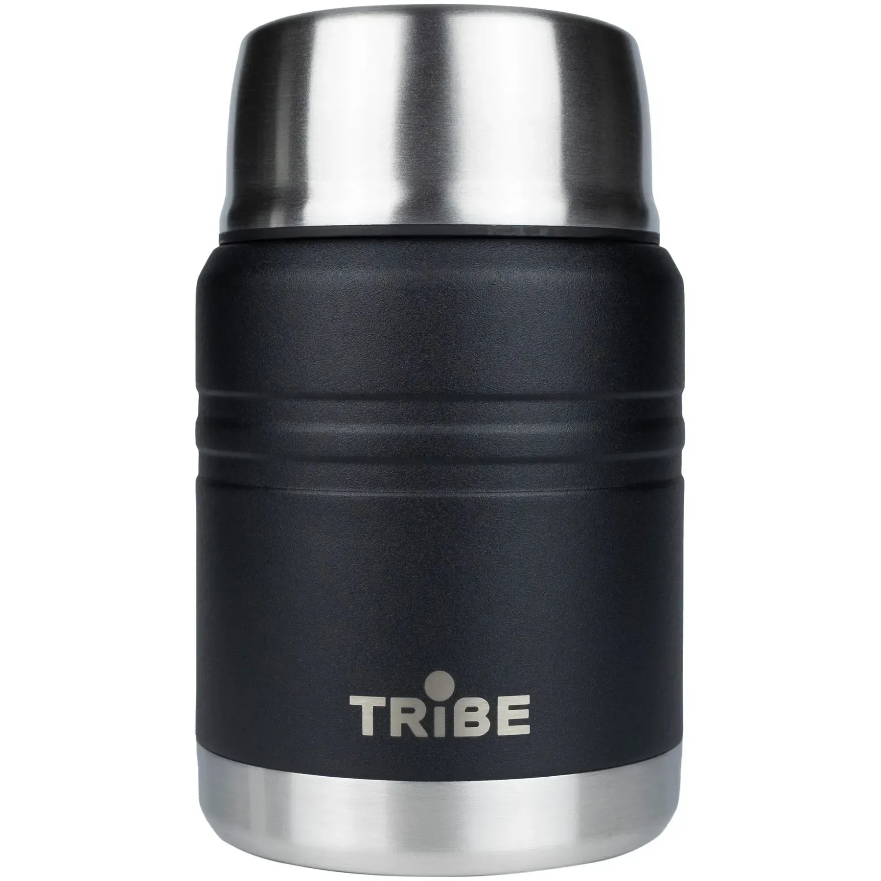 Термос пищевой Tribe Food Jar 450 ml, Black (T-DE-0022) - фото