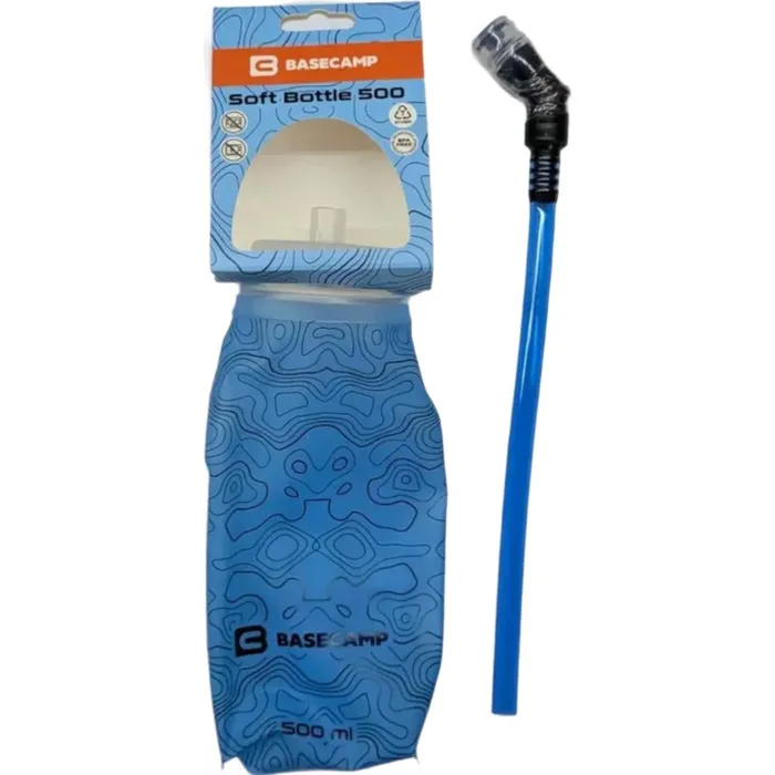 Мягкая фляга для воды Base Camp с трубкой, 500 мл (BCP 100902) - фото