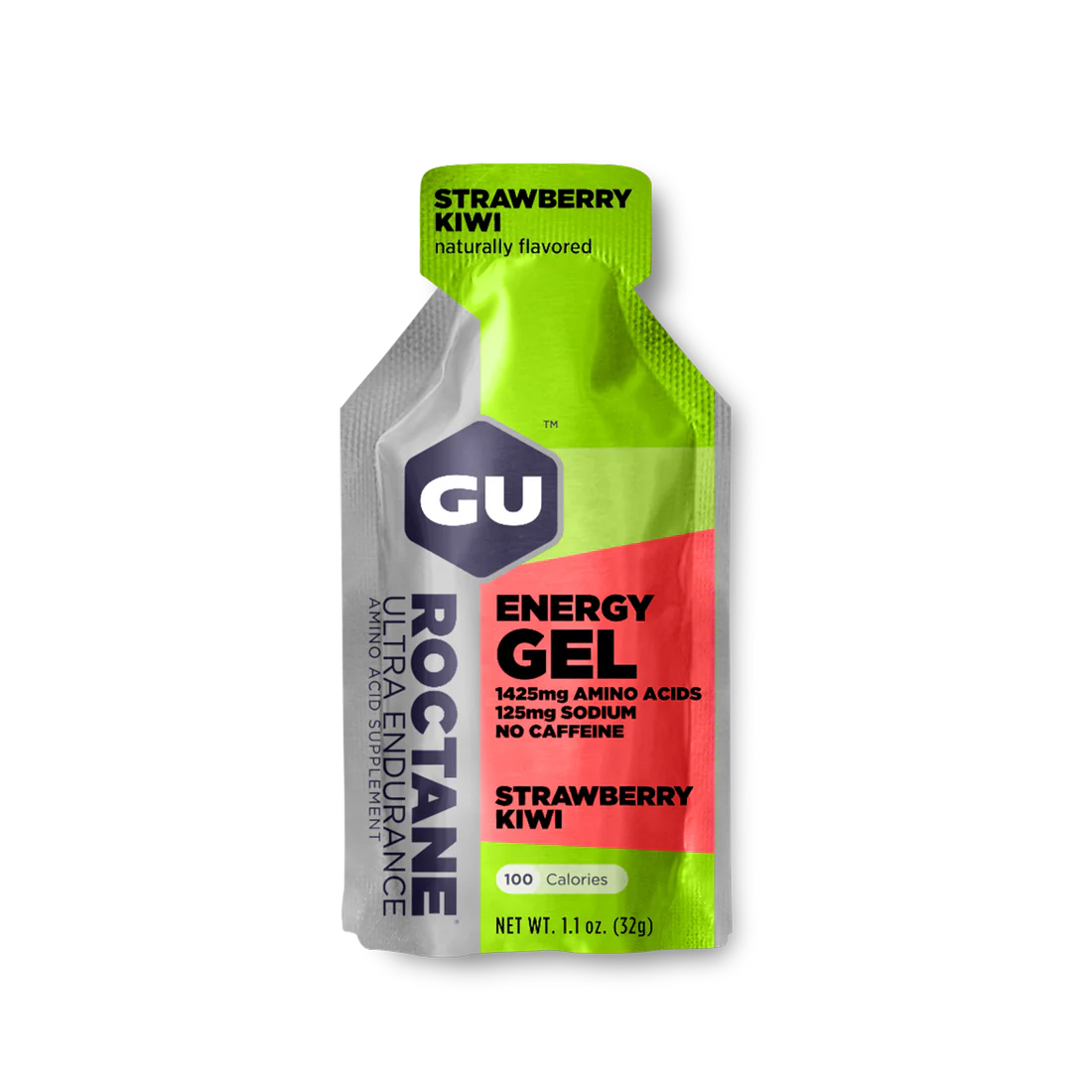 Гель энергетический GU Energy Roctane Ultra Endurance 32 g, Strawberry Kiwi - фото