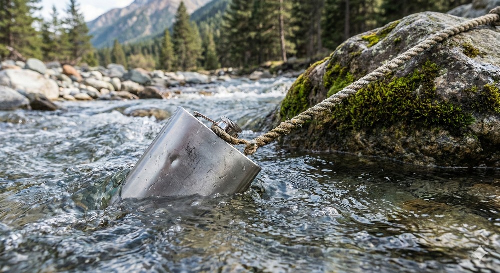 Как охладить напитки на природе
